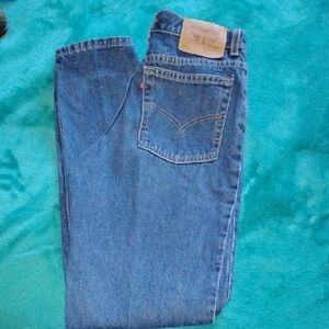 Levi's Straight Leg Blue Jeans